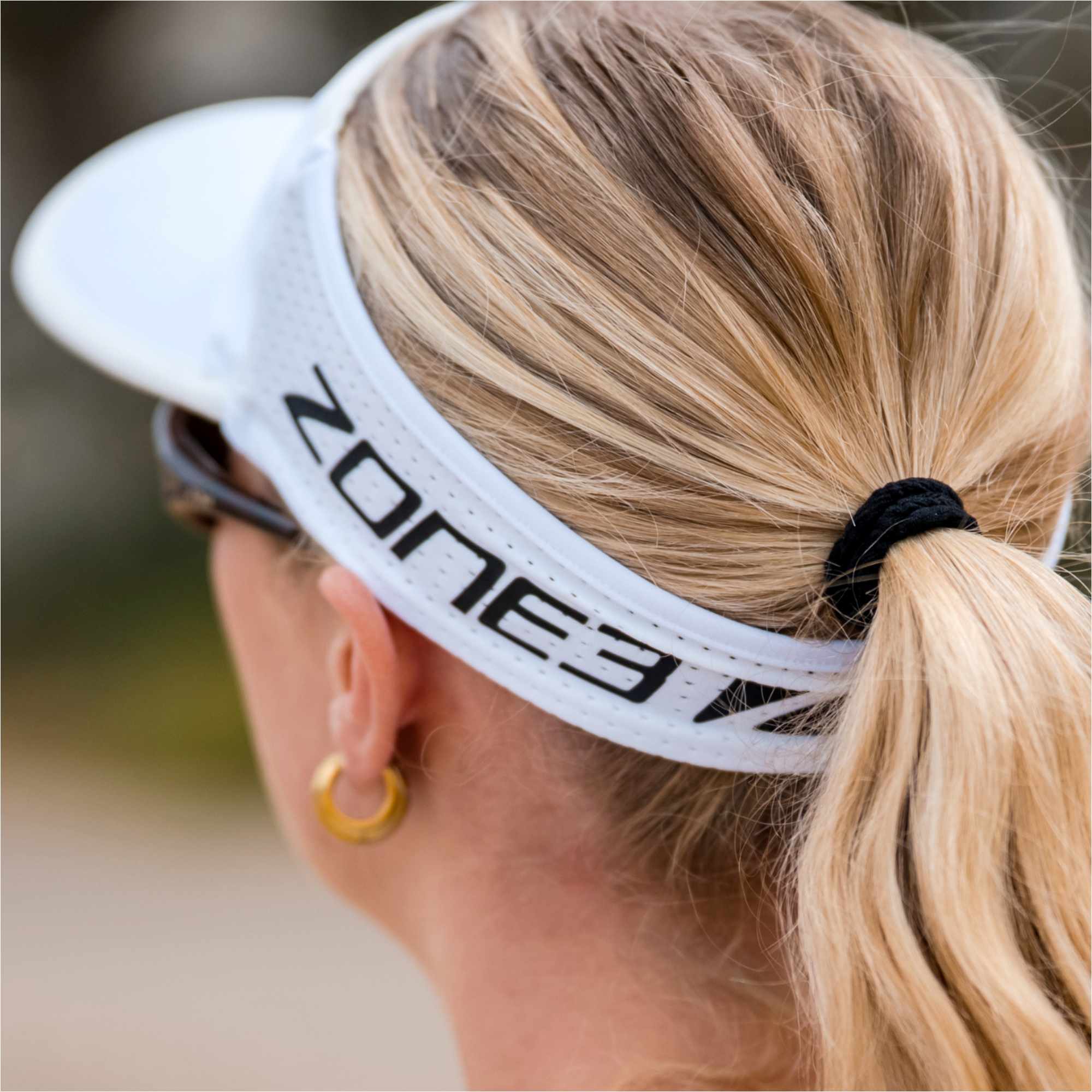 2026 ZONE3 Lightweight Race Visor RA26LWRV10 - White